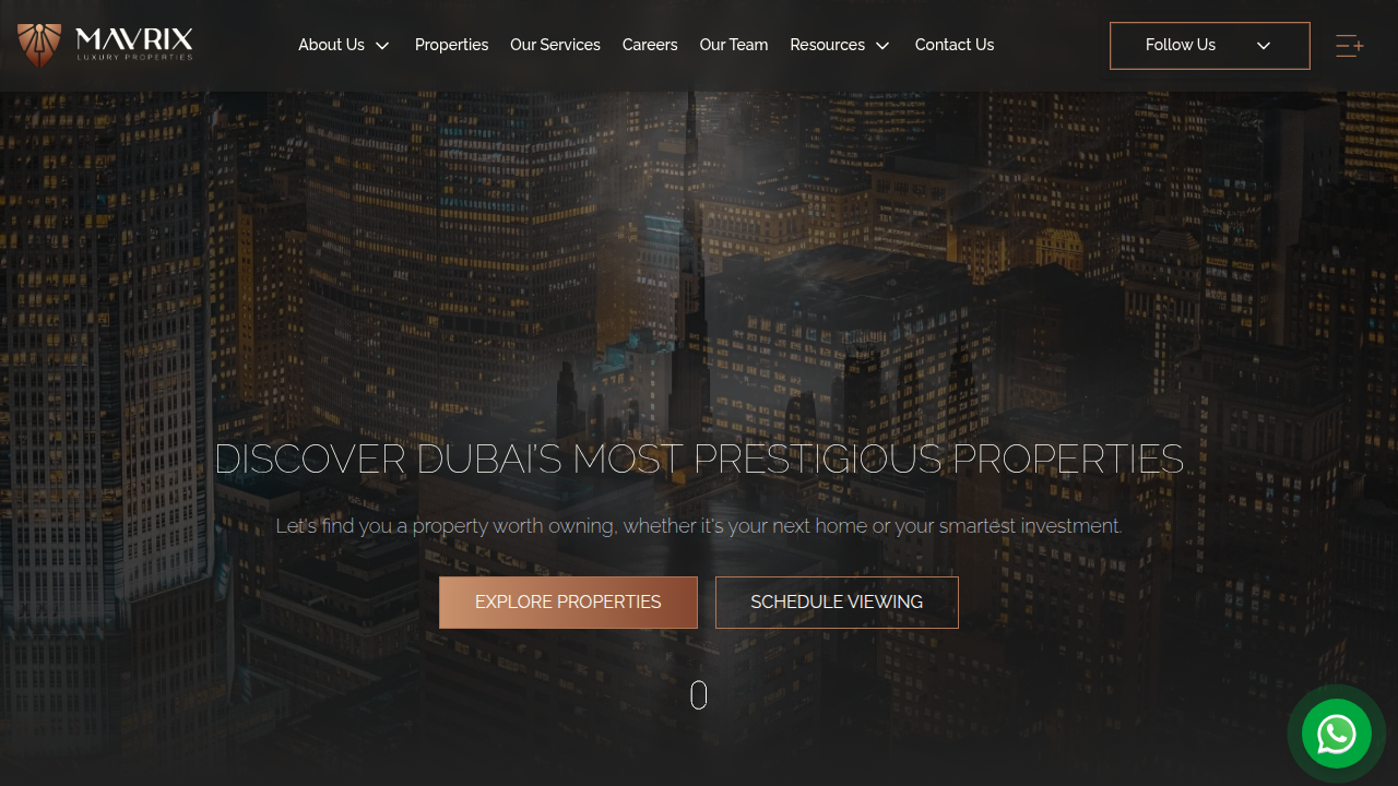 Explore Mavrix Properties for insights into Dubai's luxury real estate market and current trends.