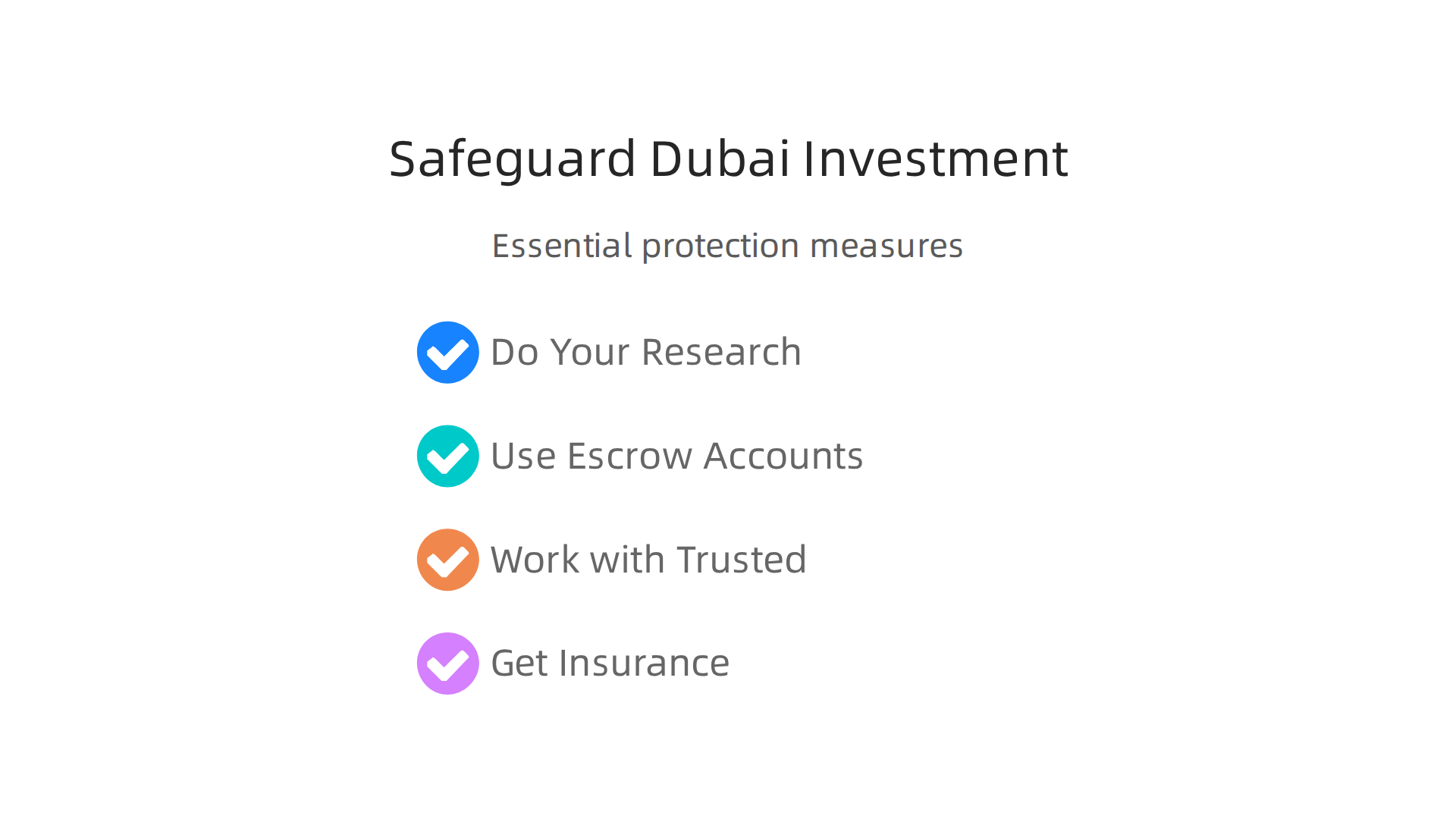 Essential measures and best practices to protect your property investment in the Dubai market.