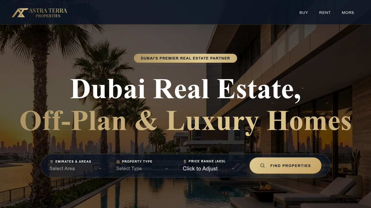 Review real estate services and property insights offered by Astra Terra, specializing in Dubai property transactions.